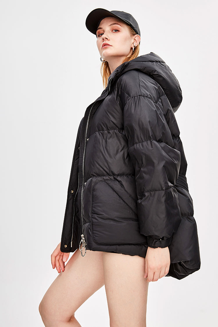 EB | Damen-Steppjacke mit Gürtel "Street Chic"