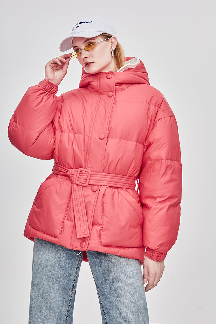 EB | Damen-Steppjacke mit Gürtel "Street Chic"