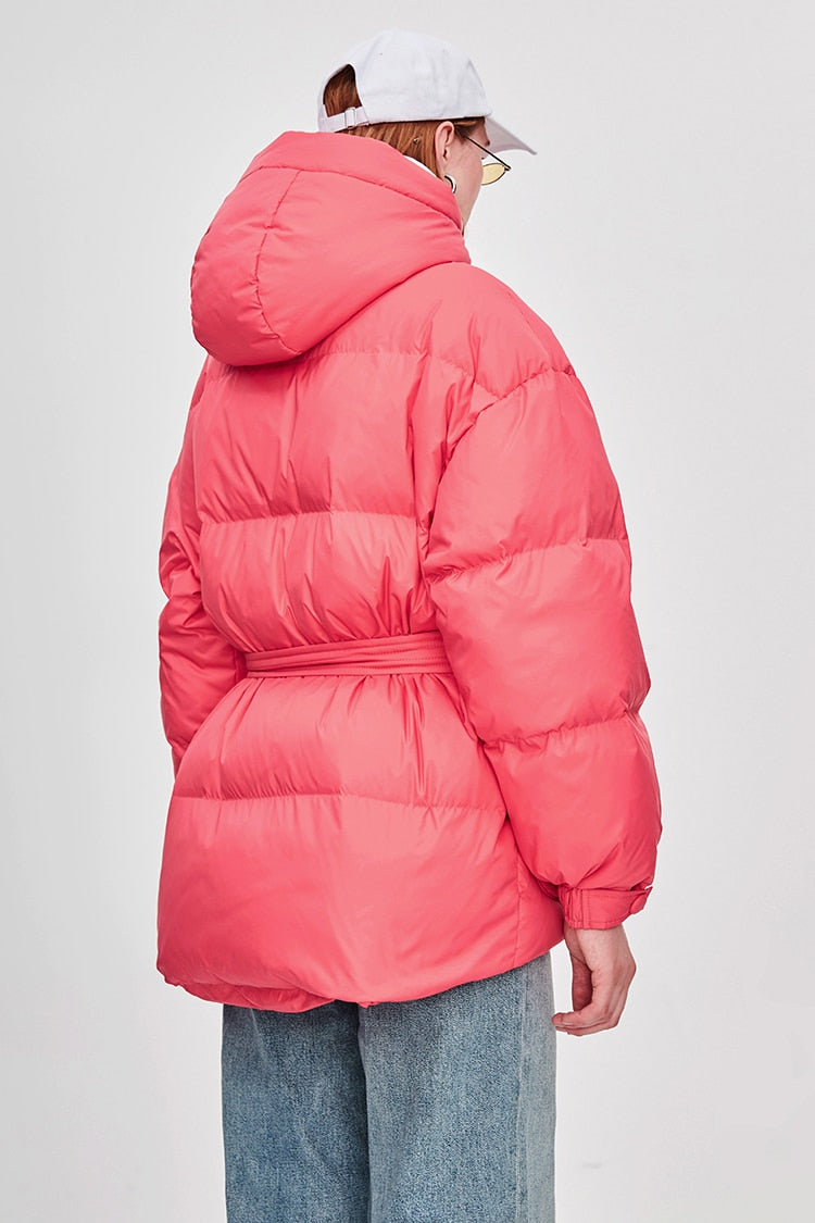 EB | Damen-Steppjacke mit Gürtel "Street Chic"