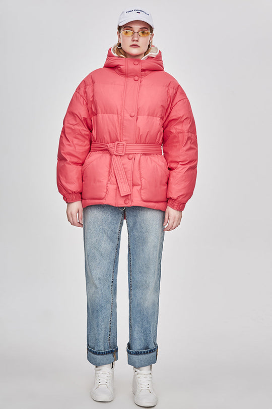 EB | Damen-Steppjacke mit Gürtel "Street Chic"