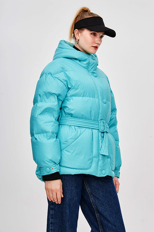EB | Damen-Steppjacke mit Gürtel "Street Chic"