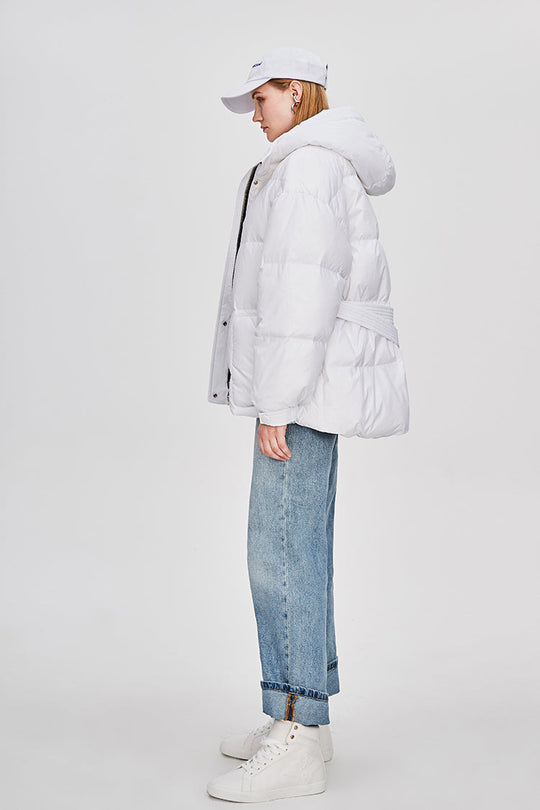 EB | Damen-Steppjacke mit Gürtel "Street Chic"