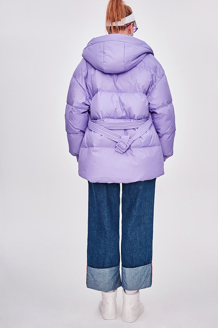 EB | Damen-Steppjacke mit Gürtel "Street Chic"