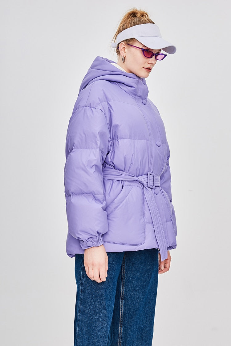 EB | Damen-Steppjacke mit Gürtel "Street Chic"