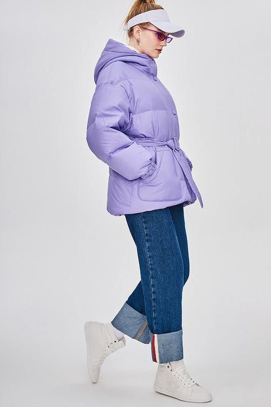 EB | Damen-Steppjacke mit Gürtel "Street Chic"