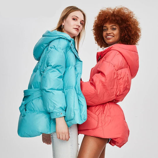 EB | Damen-Steppjacke mit Gürtel "Street Chic"