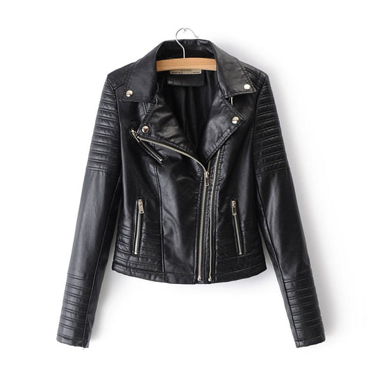EB | Mutige Lederjacke für Frauen