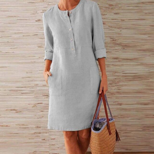 EB | Kleid Aus Midi-Länge für Frauen