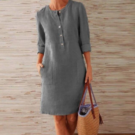 EB | Kleid Aus Midi-Länge für Frauen