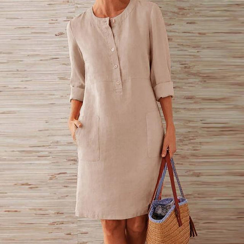 EB | Kleid Aus Midi-Länge für Frauen