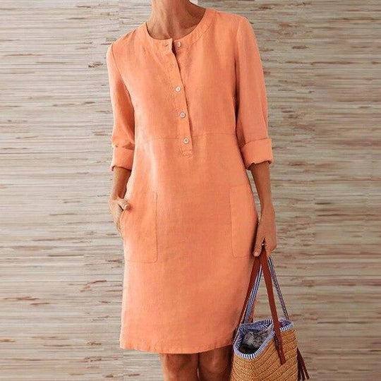 EB | Kleid Aus Midi-Länge für Frauen