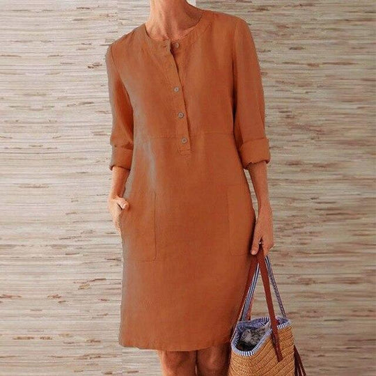 EB | Kleid Aus Midi-Länge für Frauen