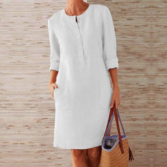 EB | Kleid Aus Midi-Länge für Frauen