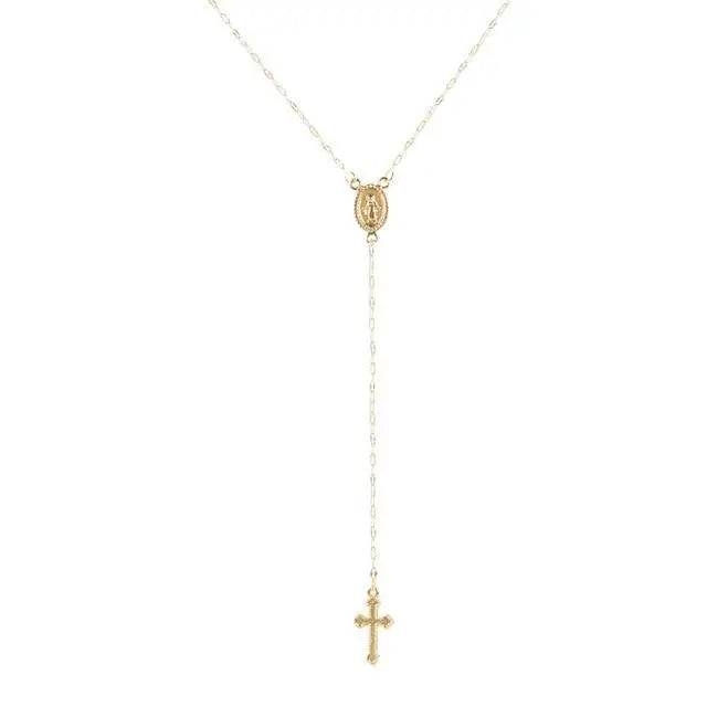 EB | Elegante Rosenkranz Kette für Damen