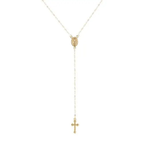 EB | Elegante Rosenkranz Kette für Damen