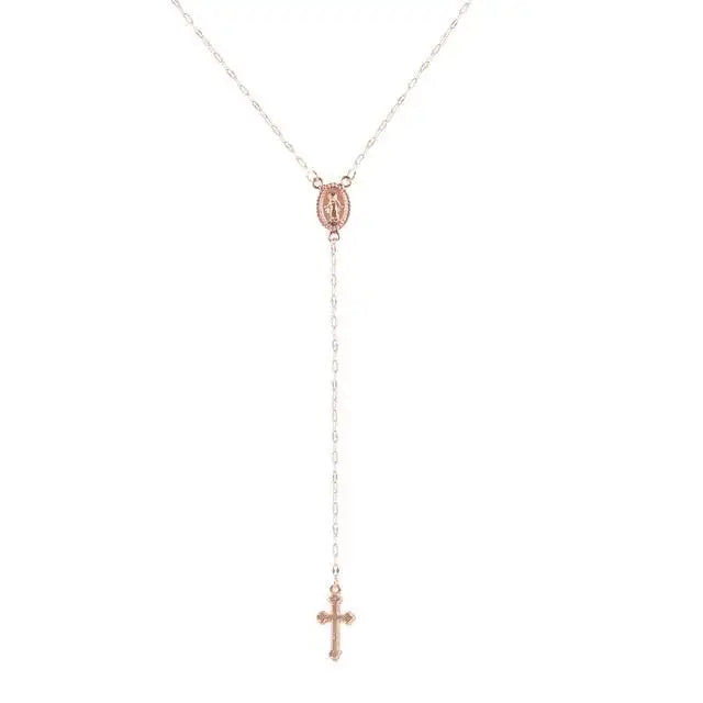 EB | Elegante Rosenkranz Kette für Damen