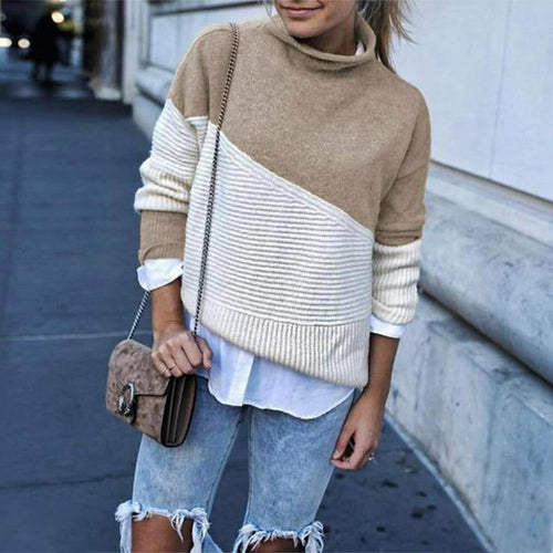 EB | Lässiger Patchworkpullover