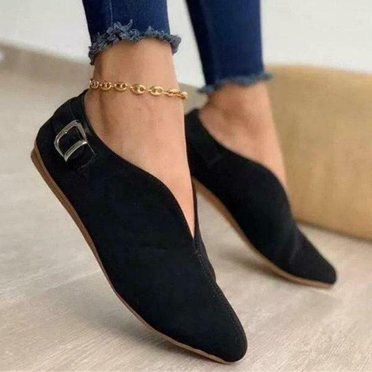 Casual Wildleder Flachschuhe EB