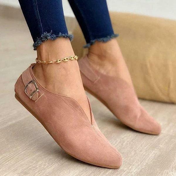 Casual Wildleder Flachschuhe EB