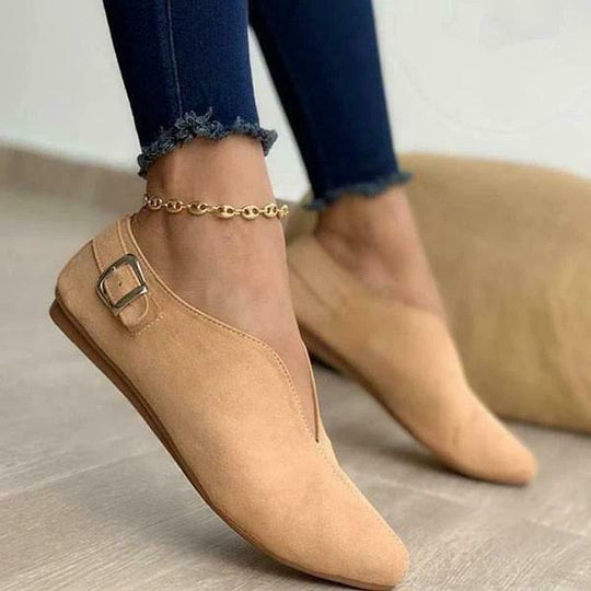 Casual Wildleder Flachschuhe EB