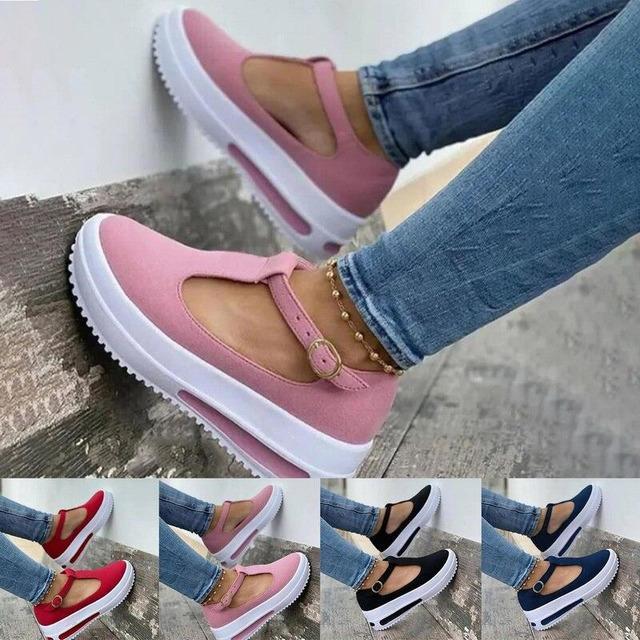 Bequeme Schuhe mit dicker Sohle EB