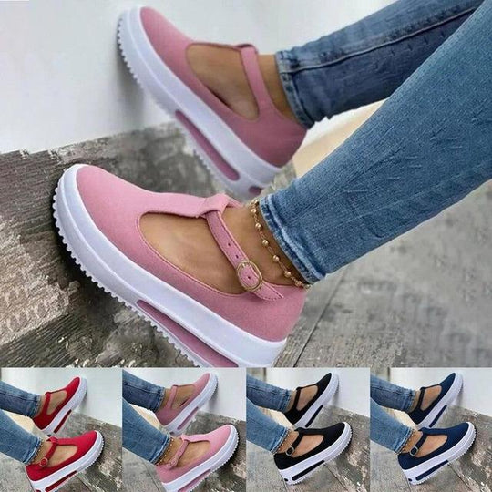 Bequeme Schuhe mit dicker Sohle EB