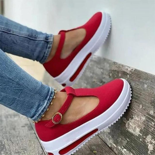 Bequeme Schuhe mit dicker Sohle EB