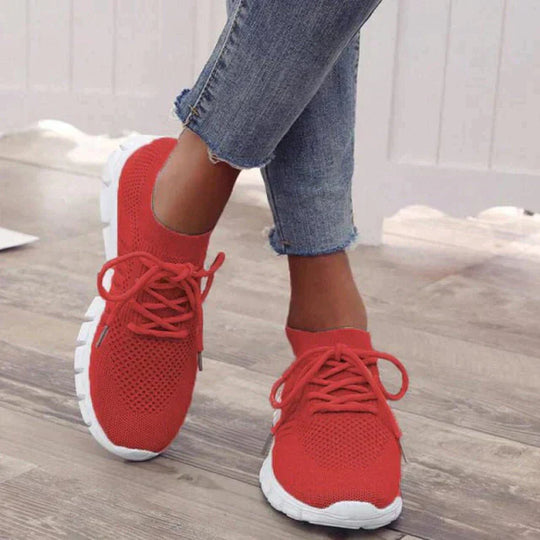 Damen Schuhe Modisch Ergonomische Fußbett Synthetik EB