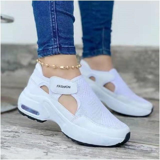 Lässige atmungsaktive Keilsandalen EB