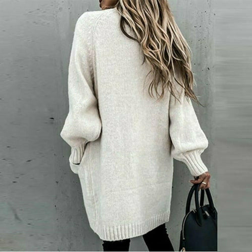 EB | Lockerer Fester Strickjacke