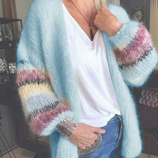 EB | Gestreifte Strickjacke mit Klassischem Design