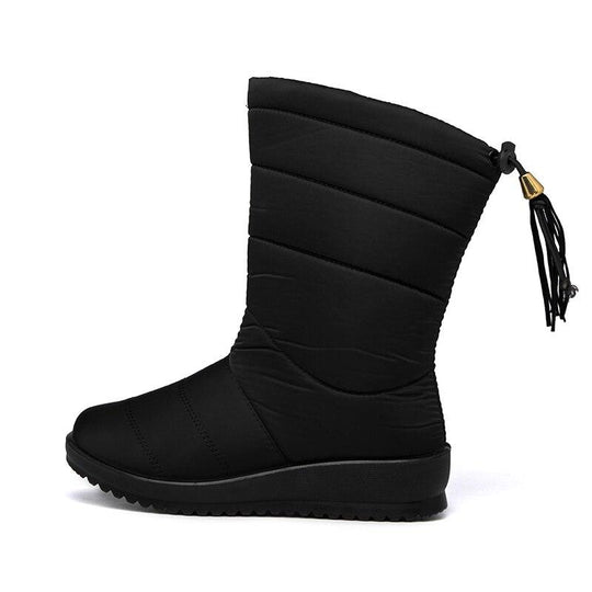 EB | Damen Wasserdichte Winter Warme Baumwollstiefel