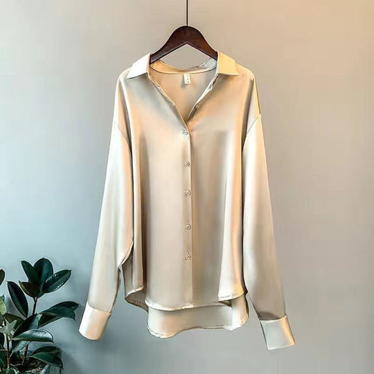 EB | Damen Satin Bluse
