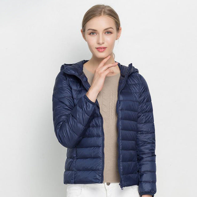 EB | Daunenjacke mit Kapuze Damen