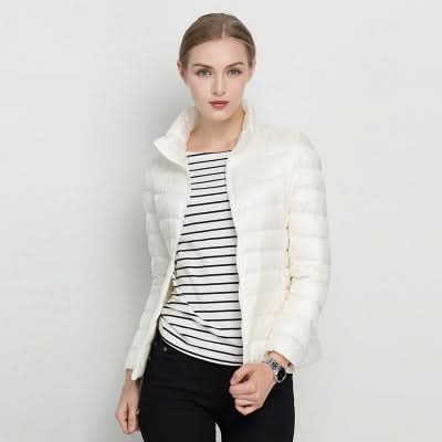EB | Leuchtend Grüner Puffer für Herbst und Winter für Frauen