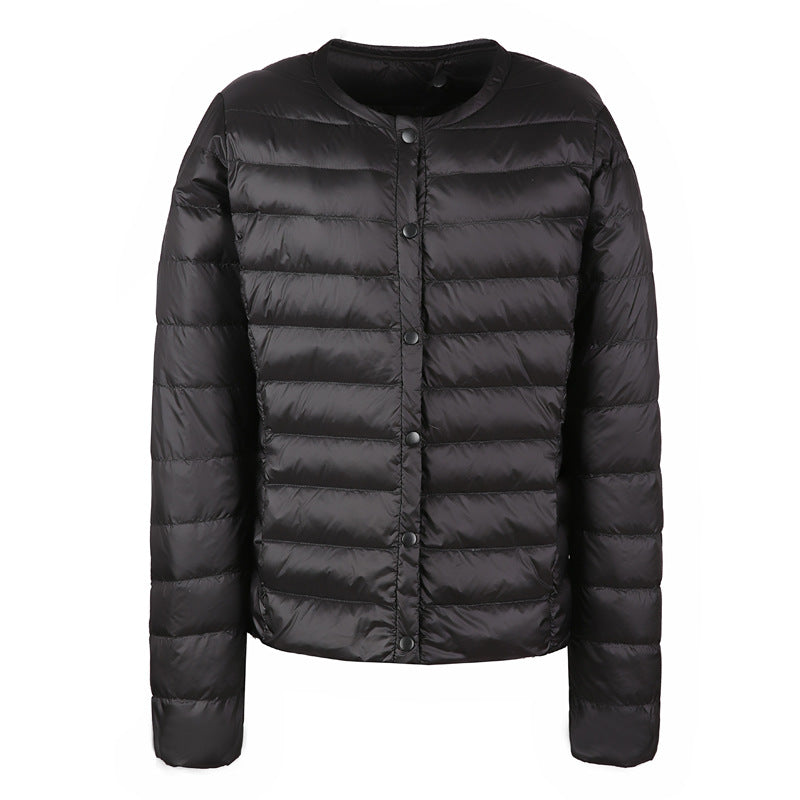 EB | Daunenjacke ohne Kragen "Elegance Essential"