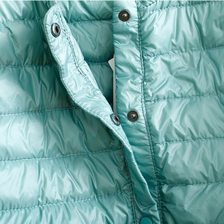EB | Daunenjacke ohne Kragen "Elegance Essential"