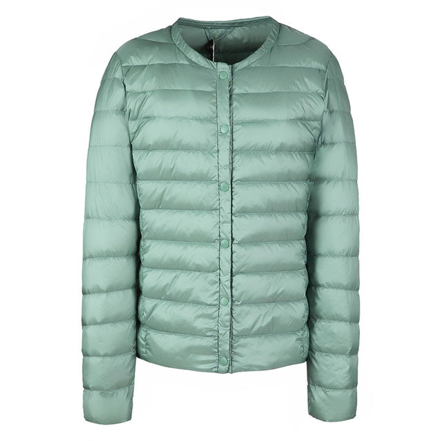 EB | Daunenjacke ohne Kragen "Elegance Essential"