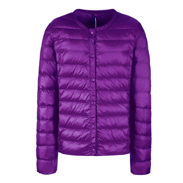 EB | Daunenjacke ohne Kragen "Elegance Essential"