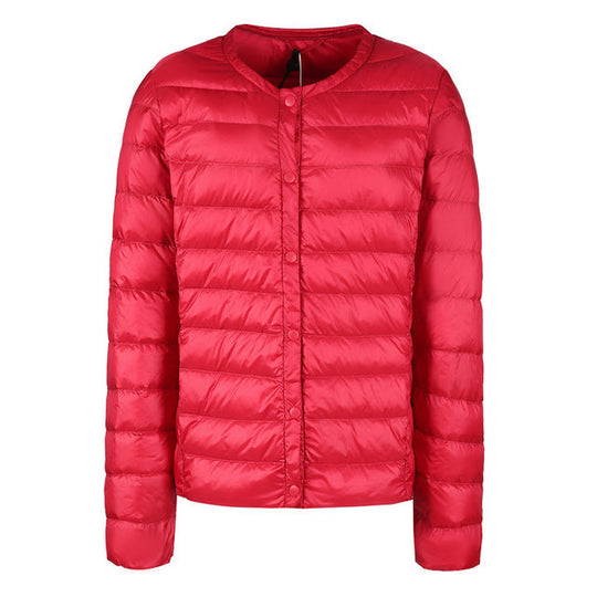 EB | Daunenjacke ohne Kragen "Elegance Essential"