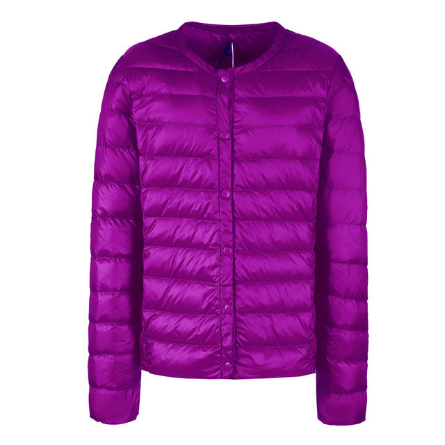 EB | Daunenjacke ohne Kragen "Elegance Essential"