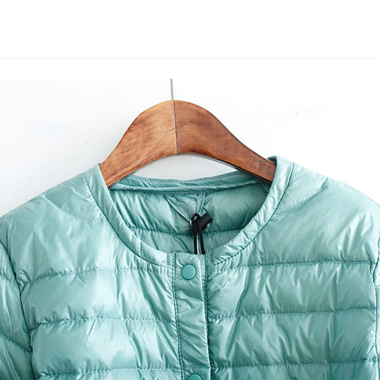 EB | Daunenjacke ohne Kragen "Elegance Essential"