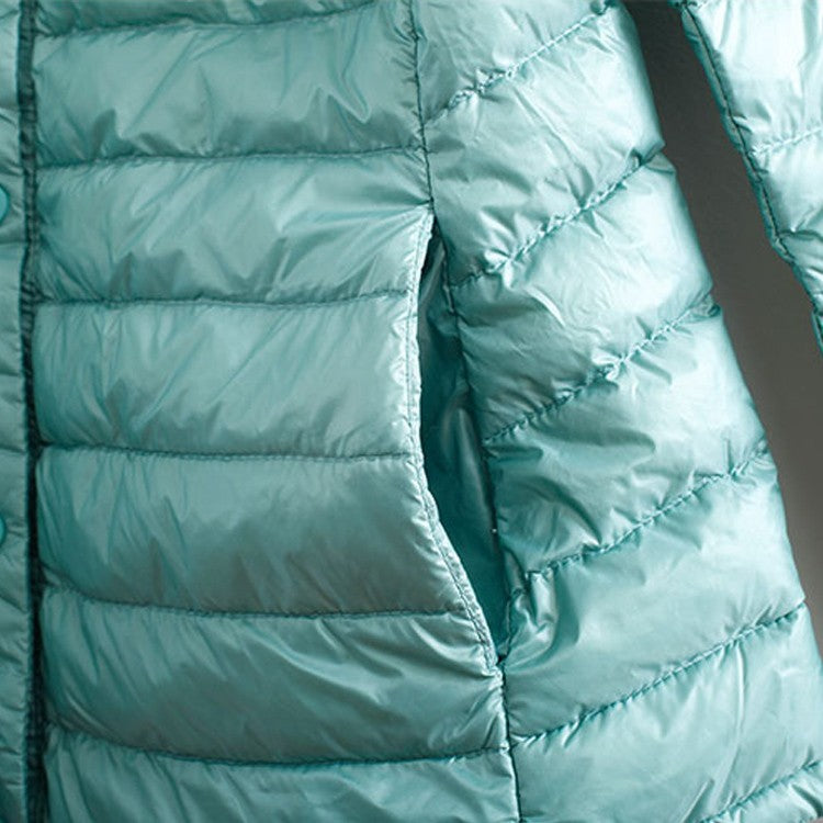 EB | Daunenjacke ohne Kragen "Elegance Essential"