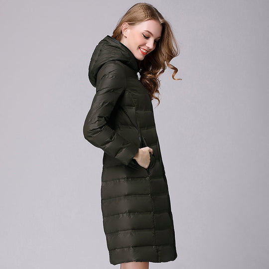 EB | Elegante Leichtigkeit" nahtloser langer Mantel
