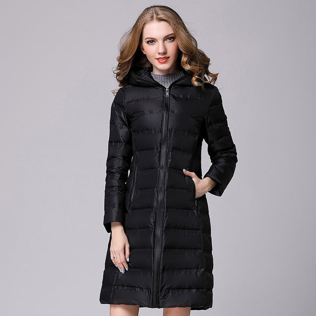 EB | Elegante Leichtigkeit" nahtloser langer Mantel