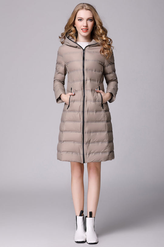 EB | Elegante Leichtigkeit" nahtloser langer Mantel