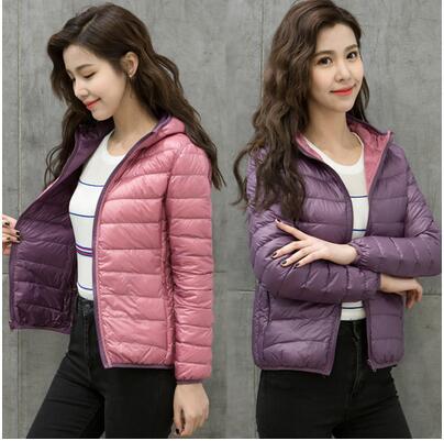 EB | Stylische Wendbare Damen Daunenjacke