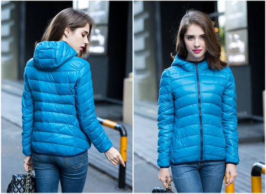 EB | Stylische Wendbare Damen Daunenjacke