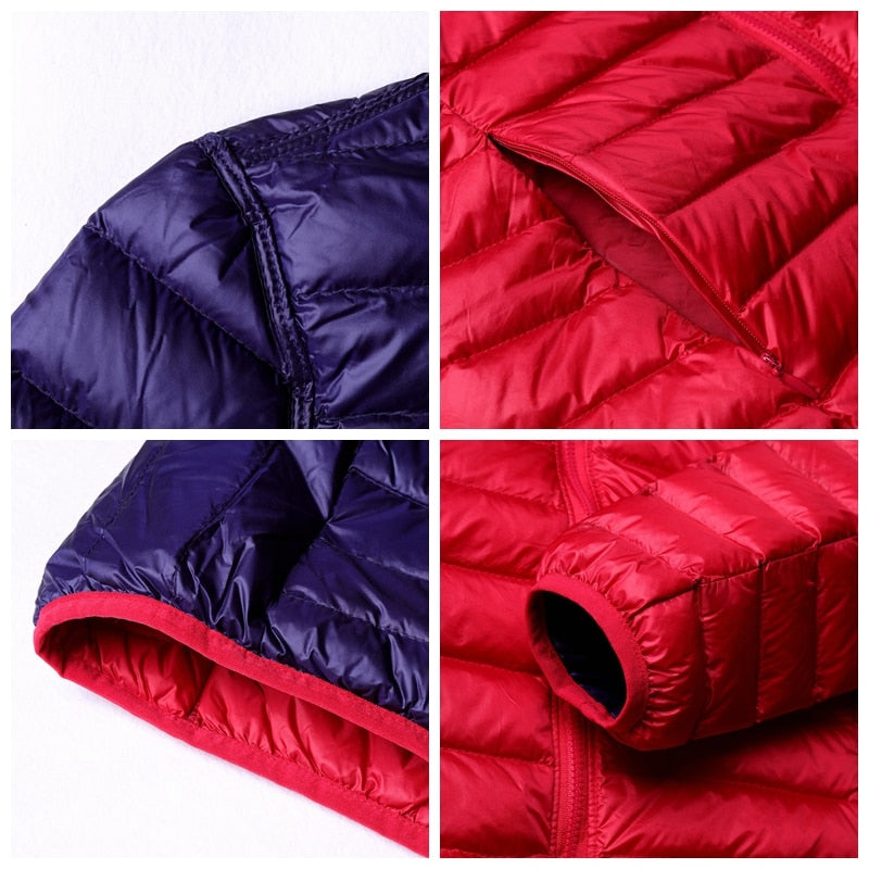 EB | Stylische Wendbare Damen Daunenjacke