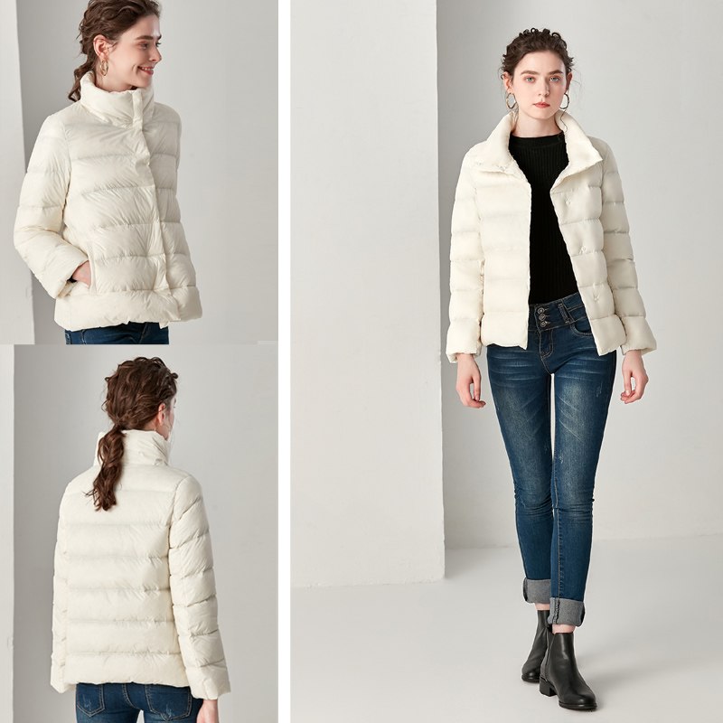 EB | Elegante Feder Ultra Light Daunenjacke Plus